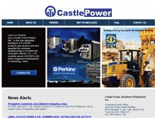 Tablet Screenshot of castle-power.com